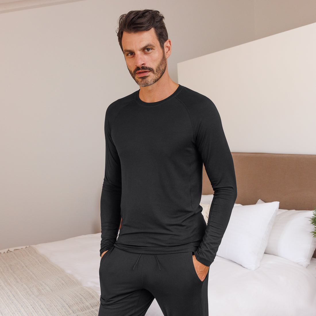 Balance lange mouwen shirt heren Black