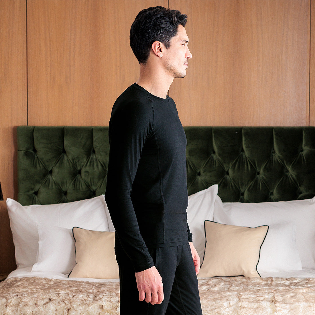 Thermo pyjama heren || Black