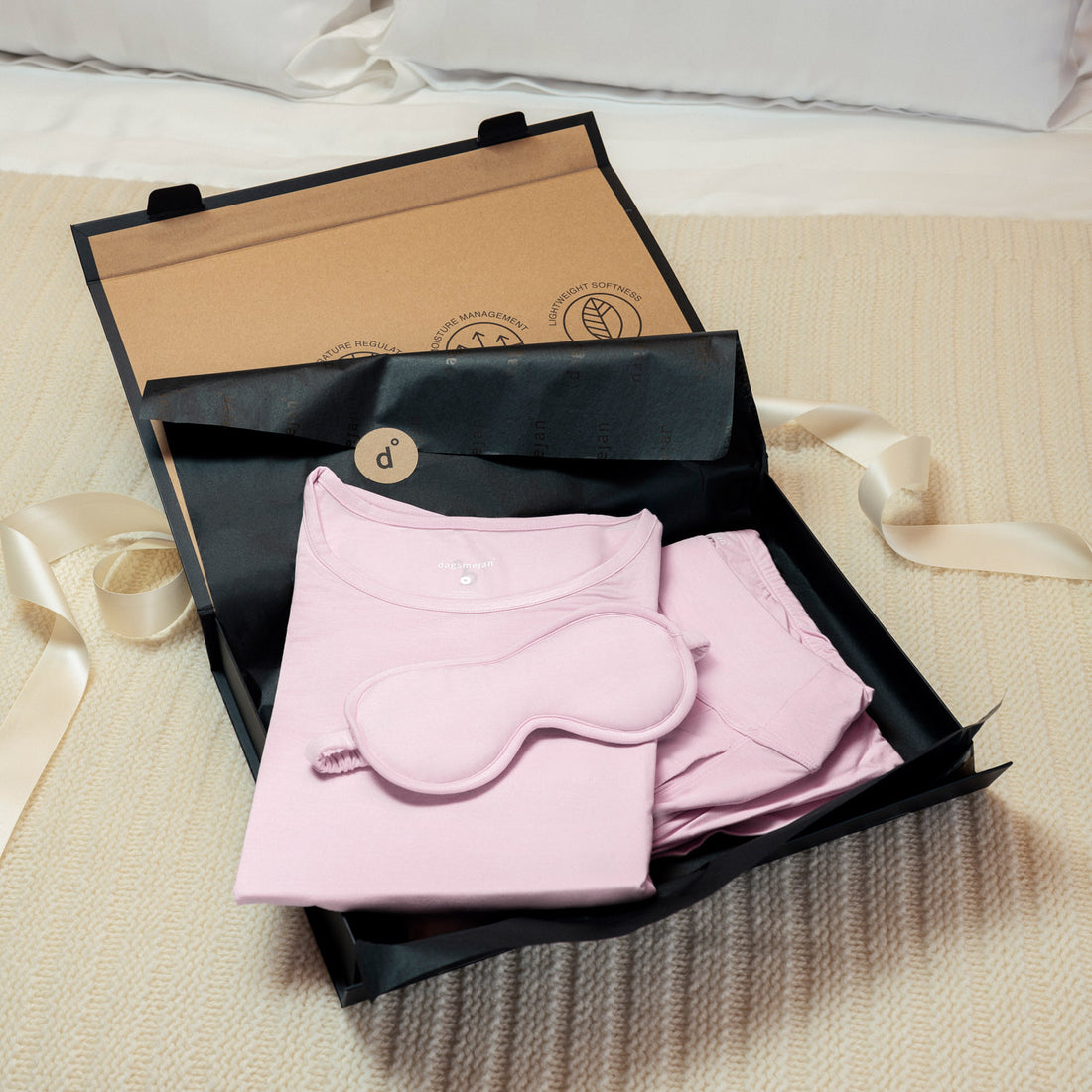 Gift set pajamas women || Pink blush