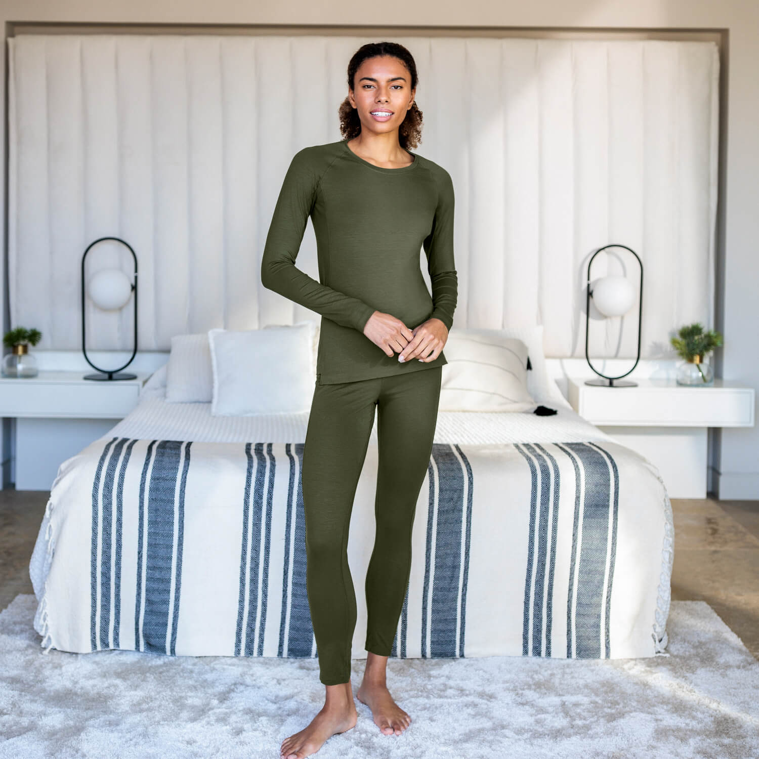 Recovery long sleeve women || Olive green