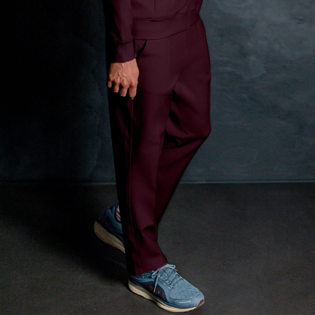 Comfortable travel pants men || Mulberry