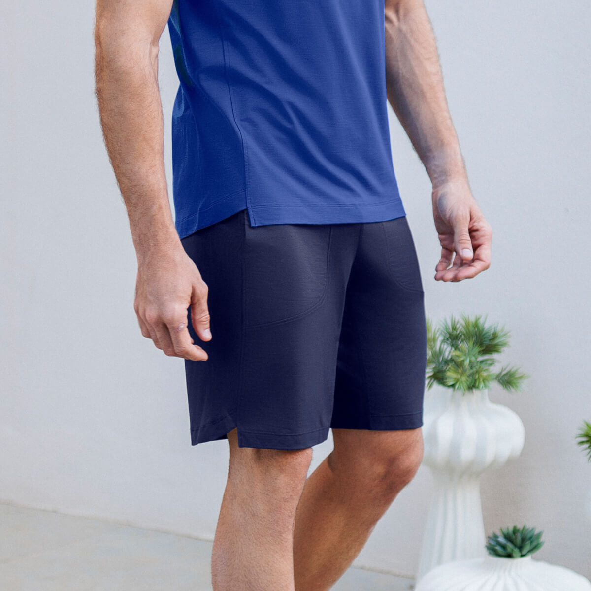 Spierherstel optimaliseren shorts heren || Navy