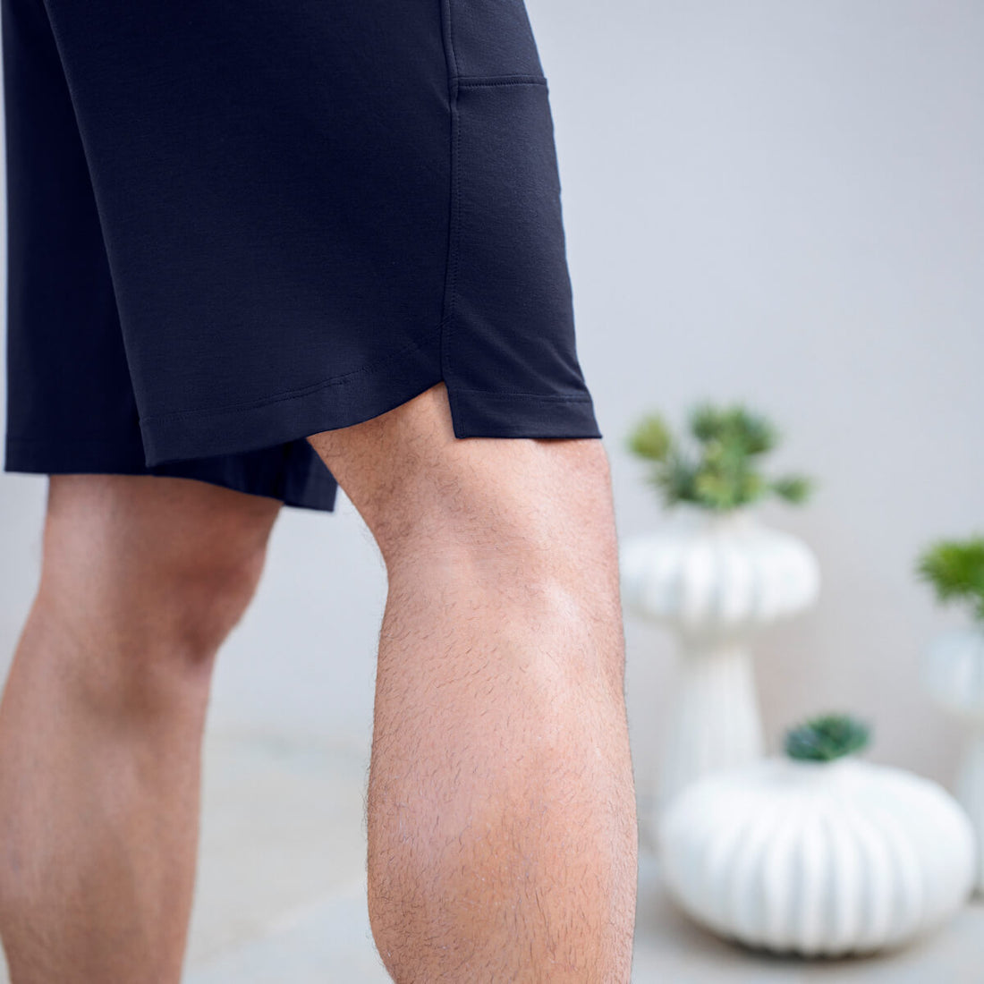 Muscle recovery sleep shorts men || Navy