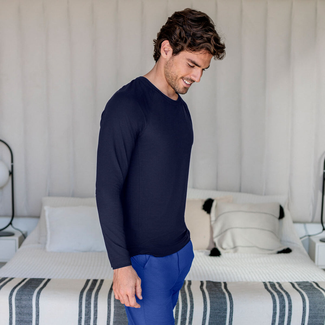 performance sleepwear for men || Navy