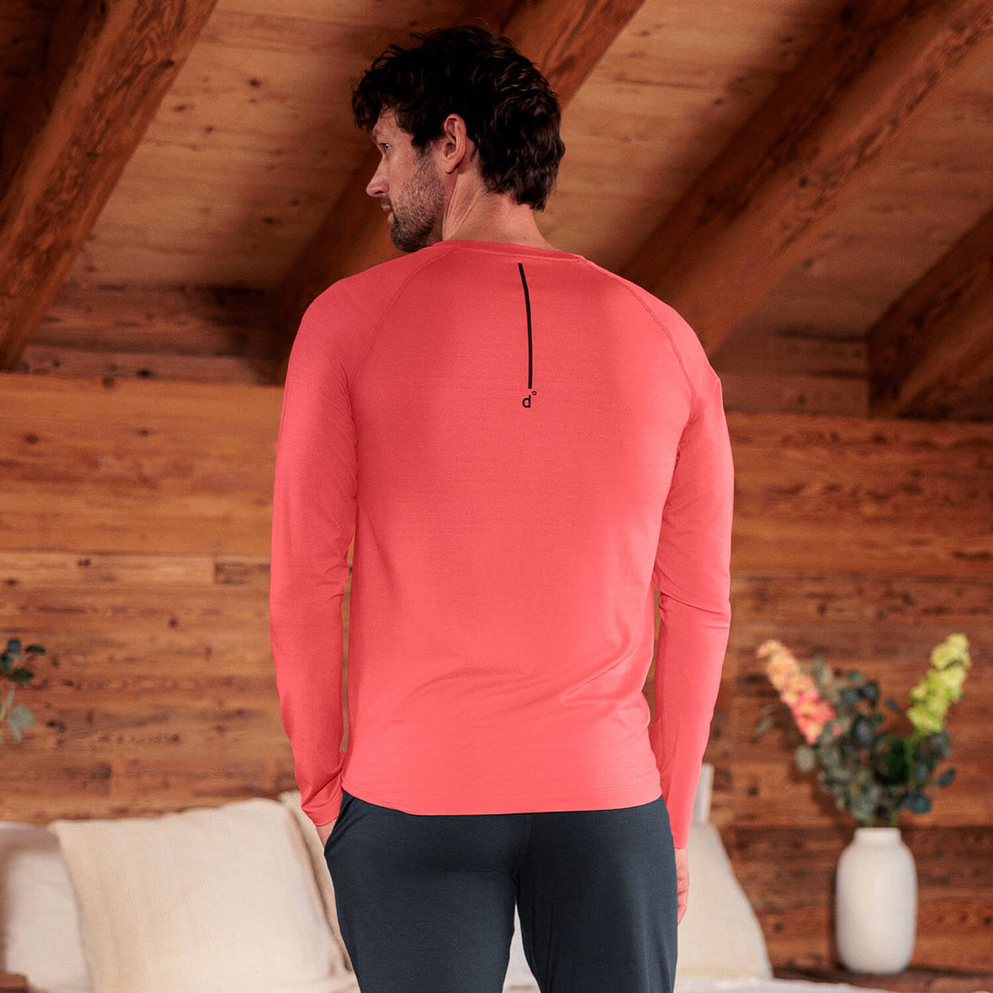 Recovery pajama long sleeve || Coral blaze
