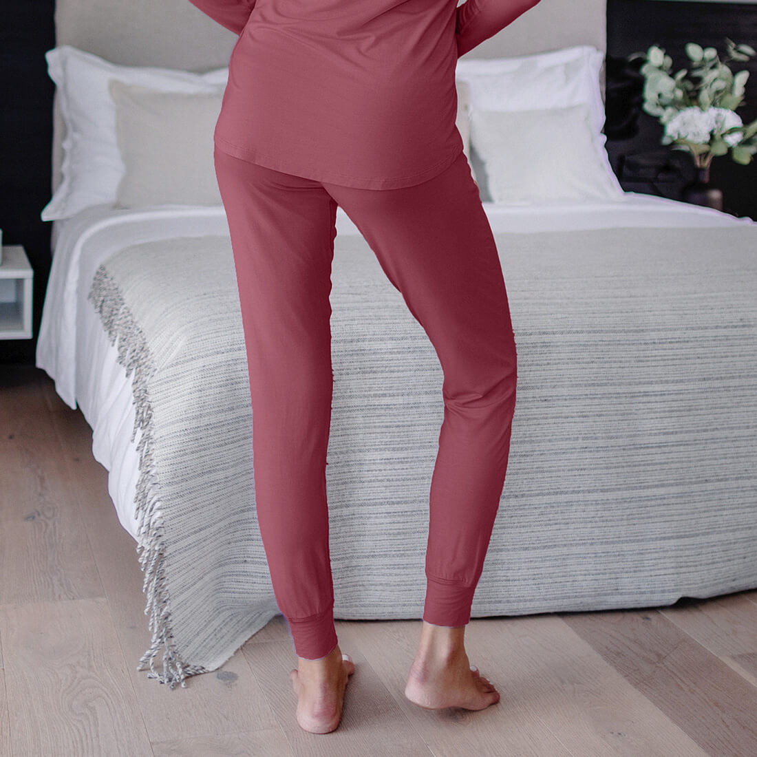 Pyjama pour les sueurs nocturnes || Maroon