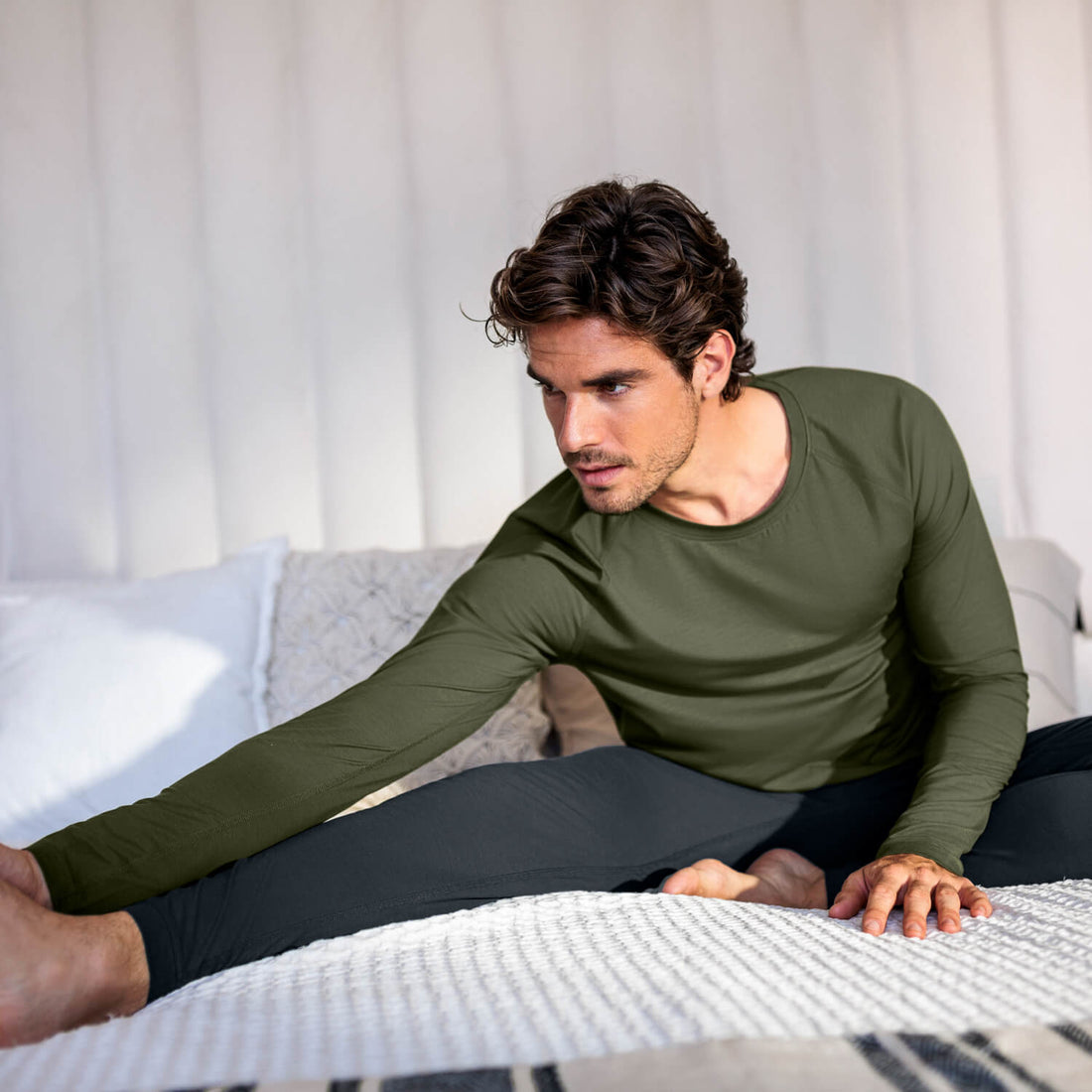 Long sleeve Recovery men || Olive green