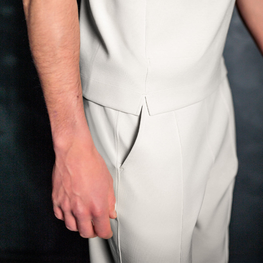 Comfortable travel pants men || Sandstone