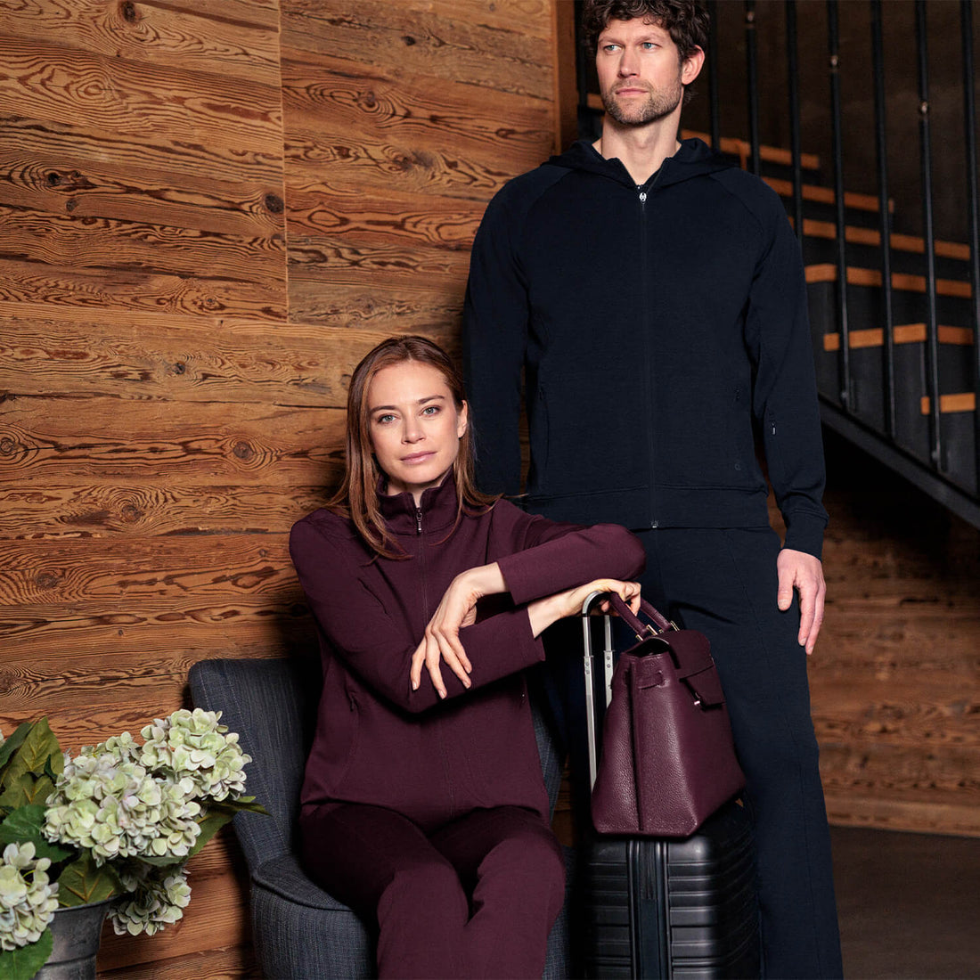 Comfortable travel pants women || Mulberry