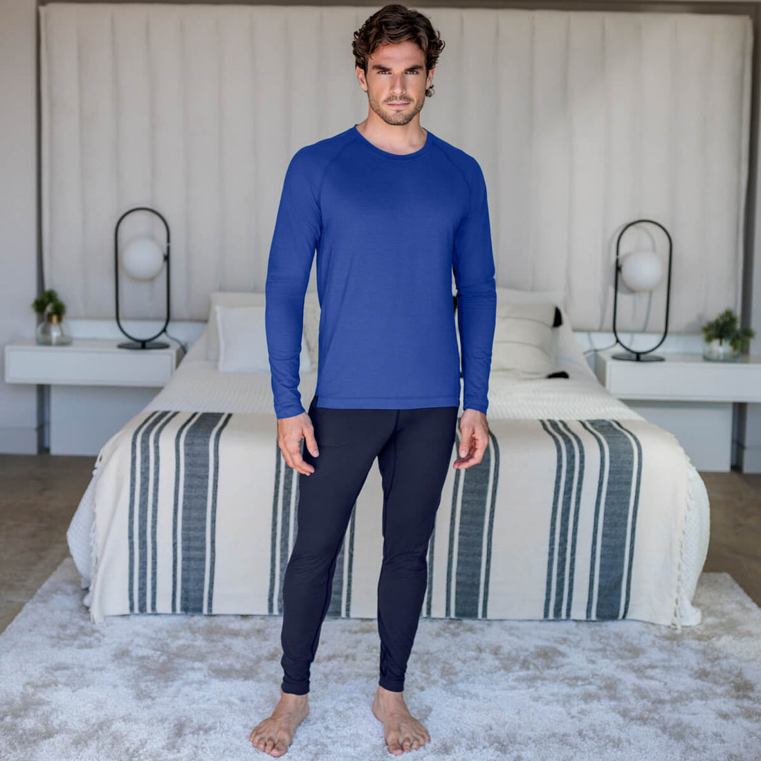 Recovery pajama long sleeve || Azure blue
