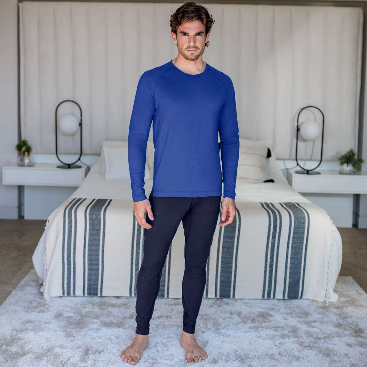 Functional sleepwear for men || Navy