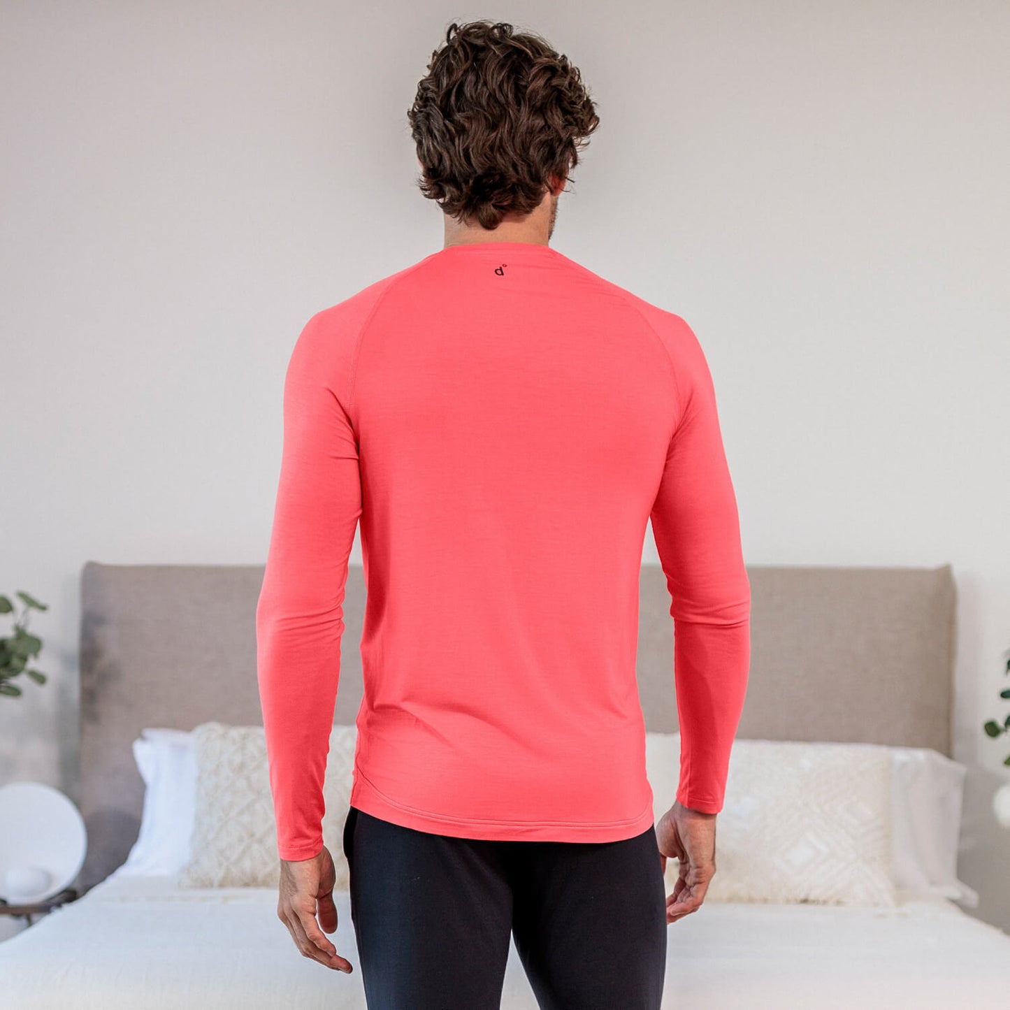 Long sleeve t-shirt men || Coral blaze
