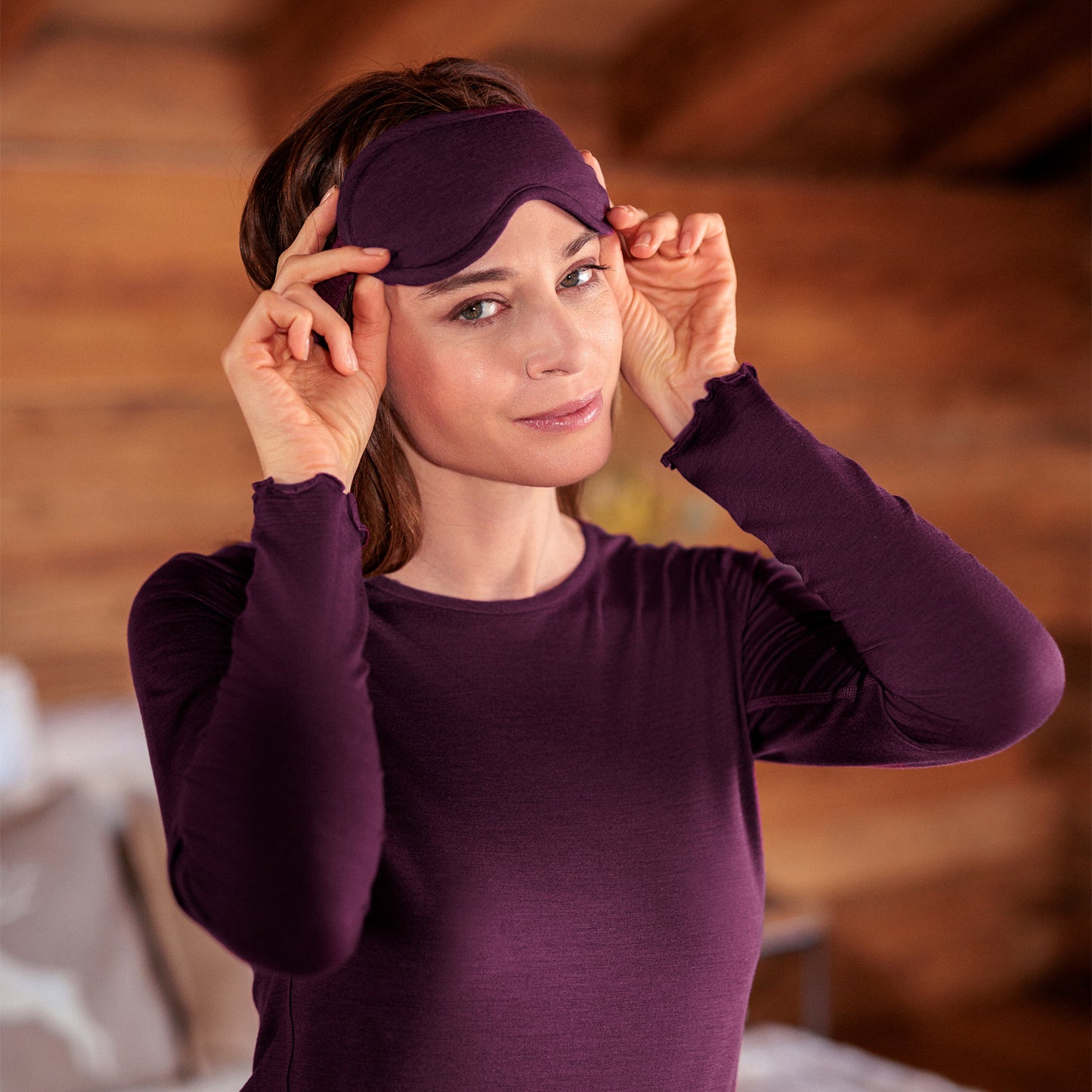 Sleep mask || VELVET BERRY