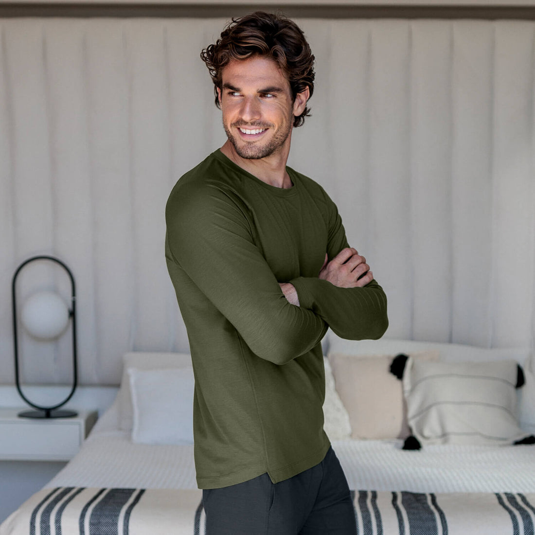 Long sleeve Recovery men || Olive green