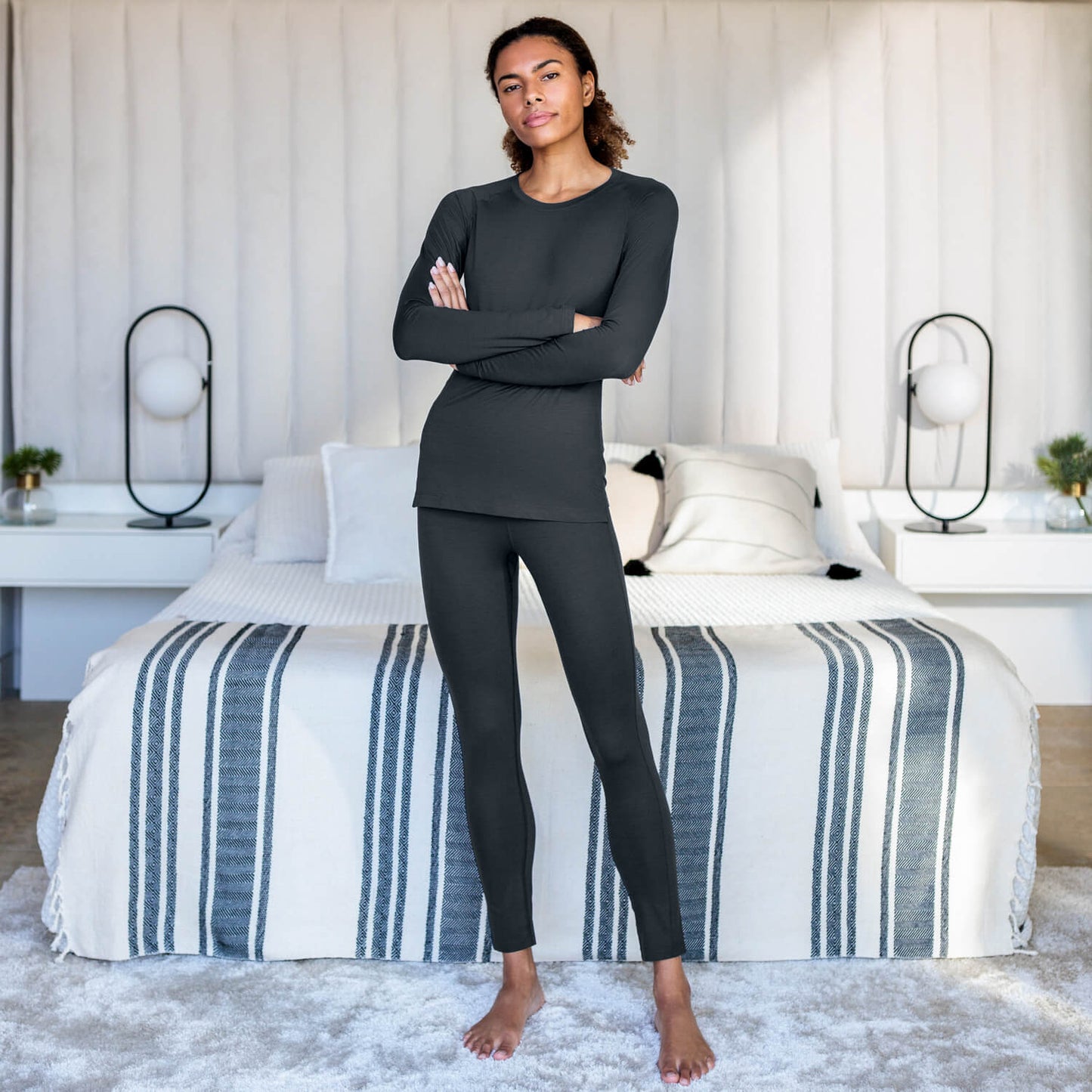 Legging Recovery dames Grey night