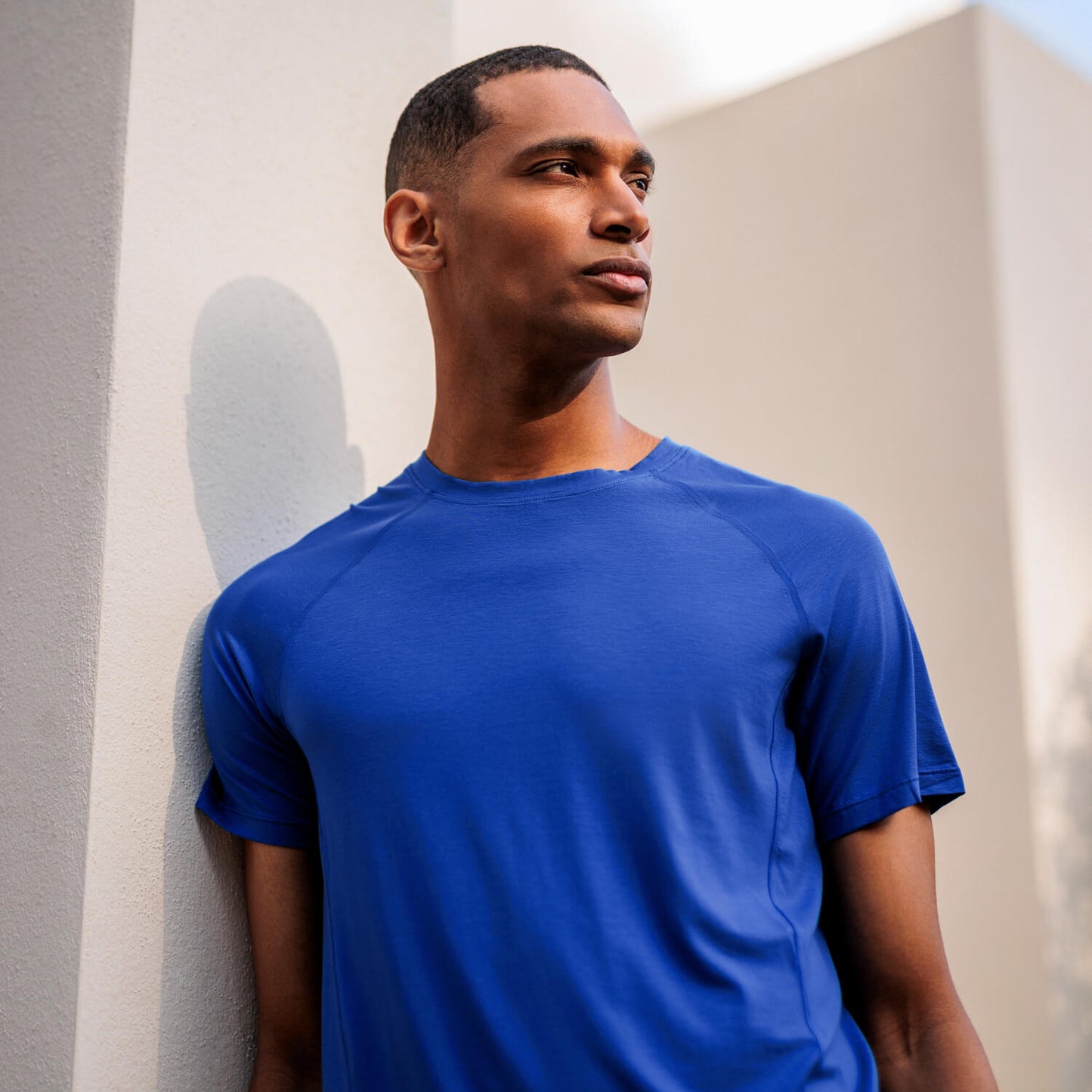 Verkoelende pyjama heren Azure blue