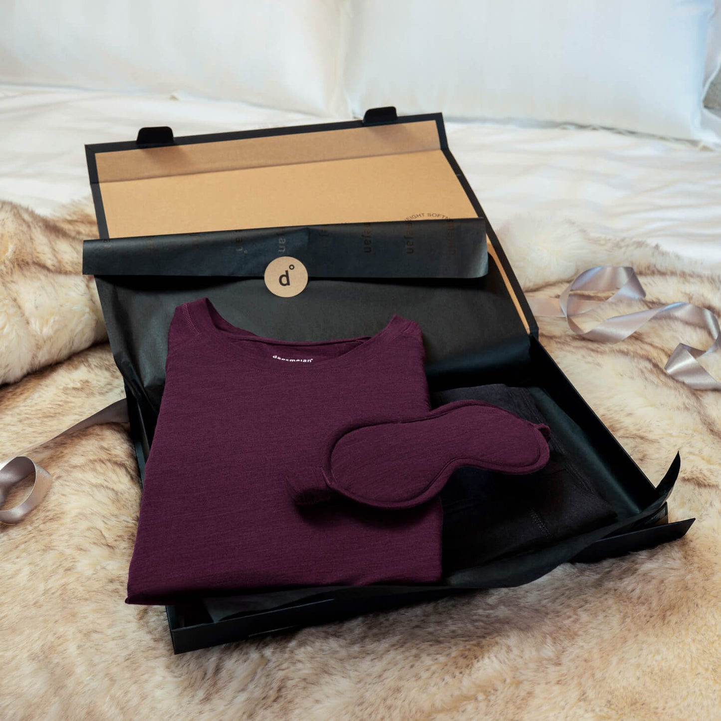 Geschenkset pyjama heren VELVET BERRY
