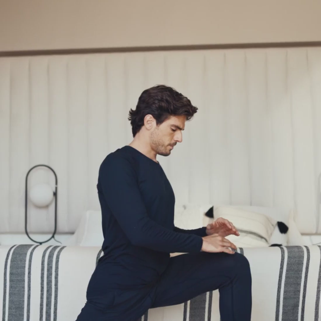 performance sleepwear for men || Navy