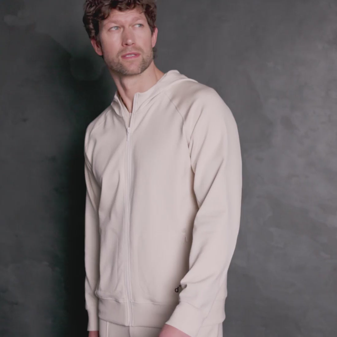 Comfortable travel pants men || Sandstone