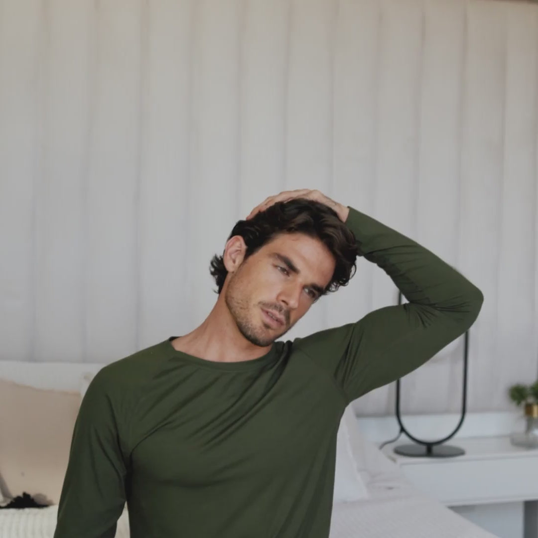 Long sleeve Recovery men || Olive green