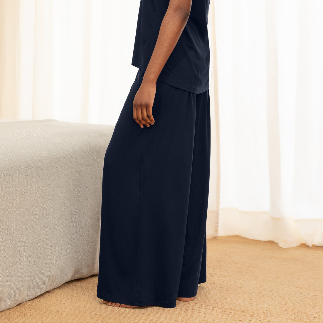 dames verkoelende pyjamabroek Navy blue