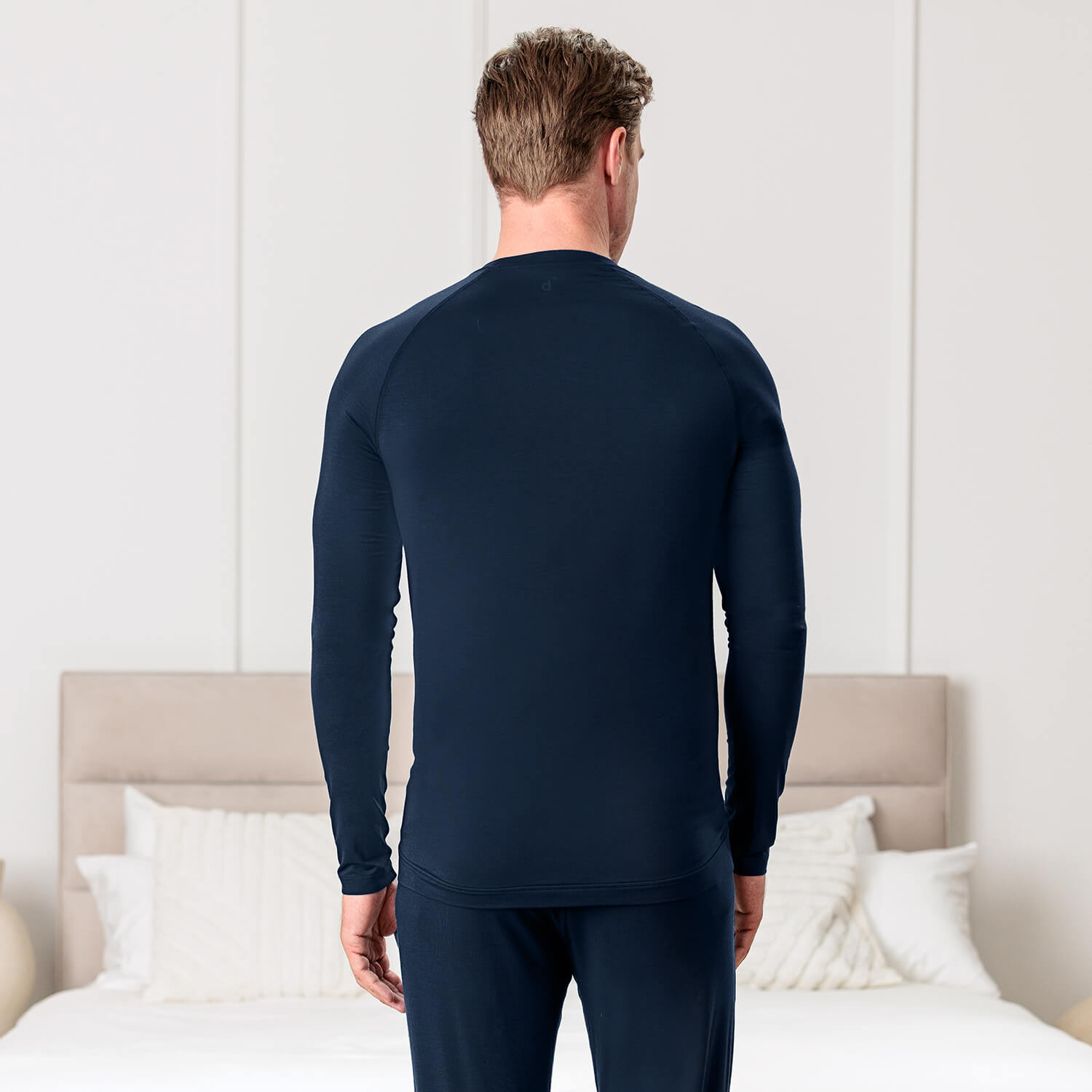 Balance long sleeves shirt men || Midnight blue