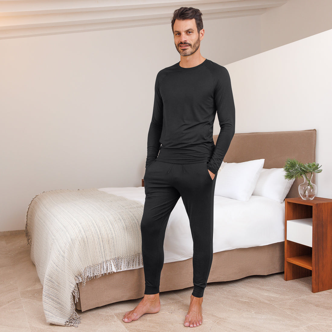 Mens pajama pants with cuffs 2025