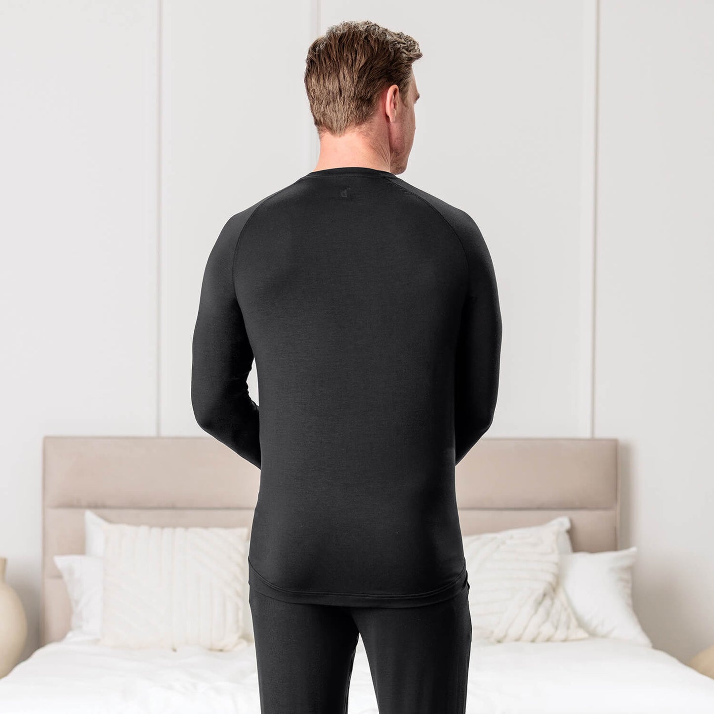 Balance long sleeves shirt men || Black