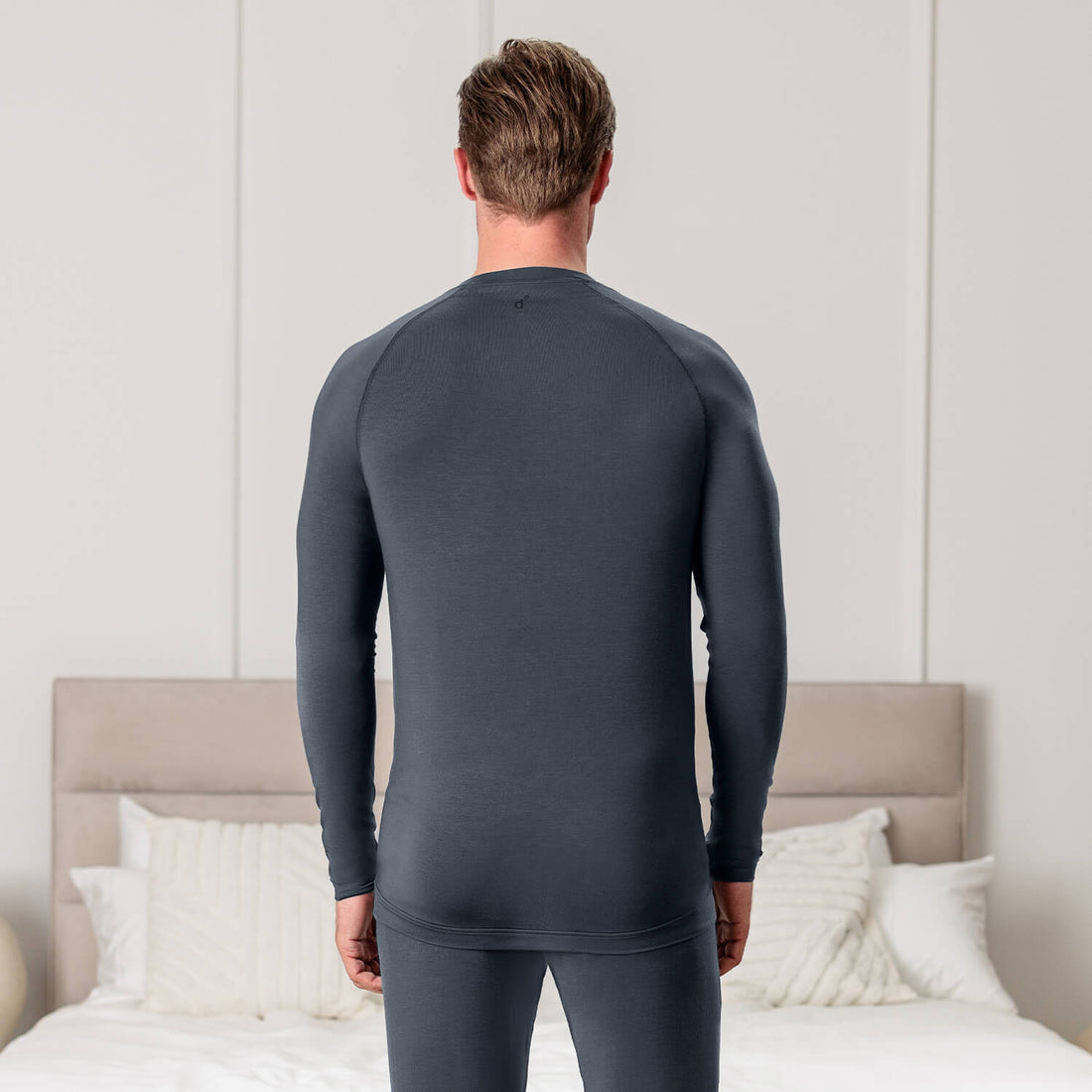 Balance long sleeves shirt men || Deep grey