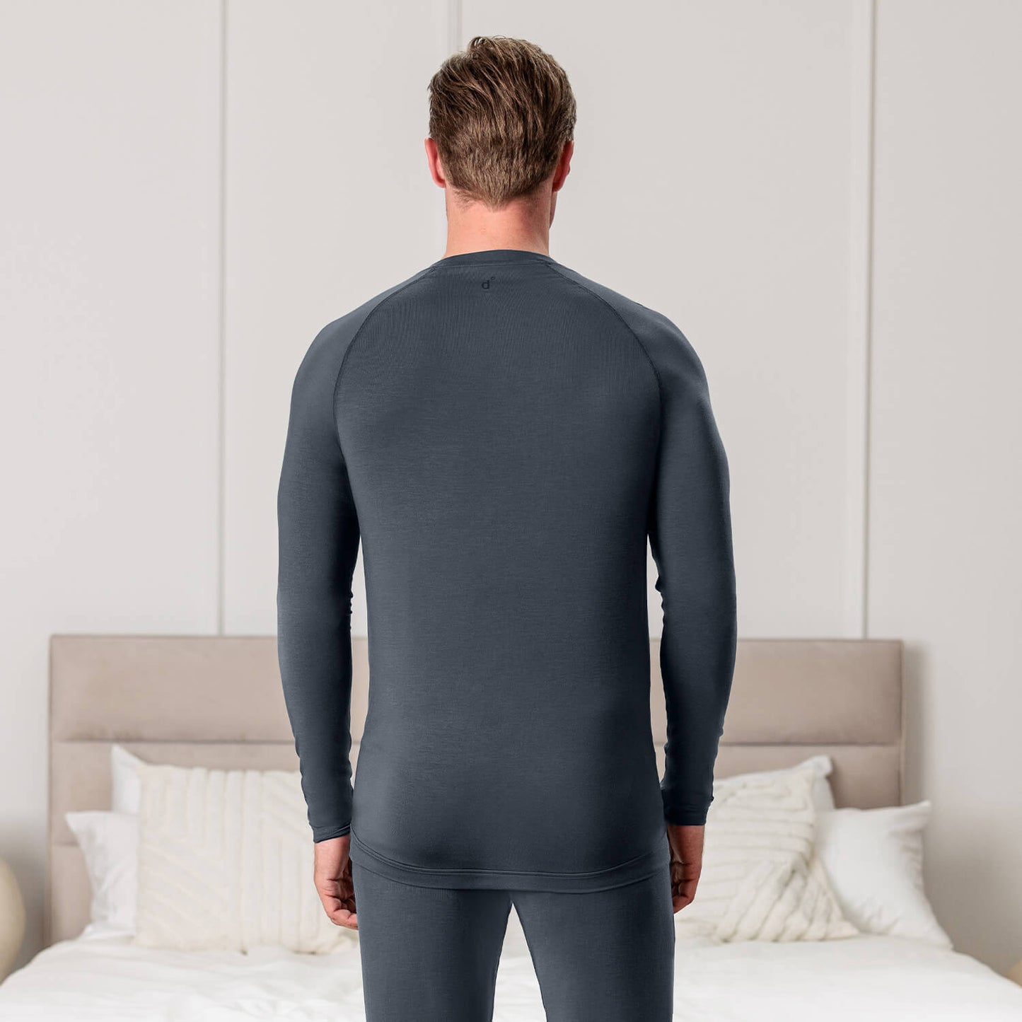Balance long sleeves shirt men || Deep grey
