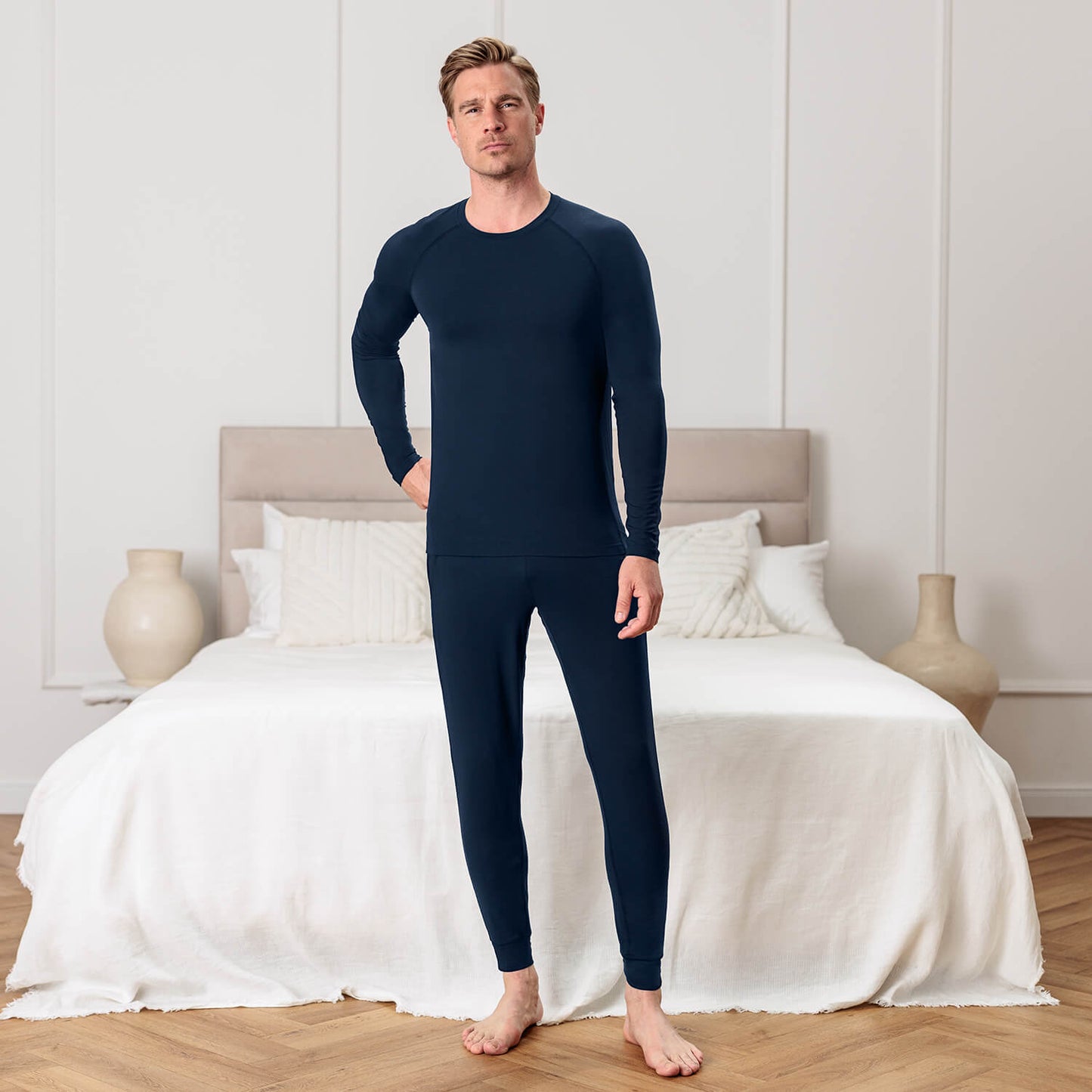 Pajama pants full || Midnight blue