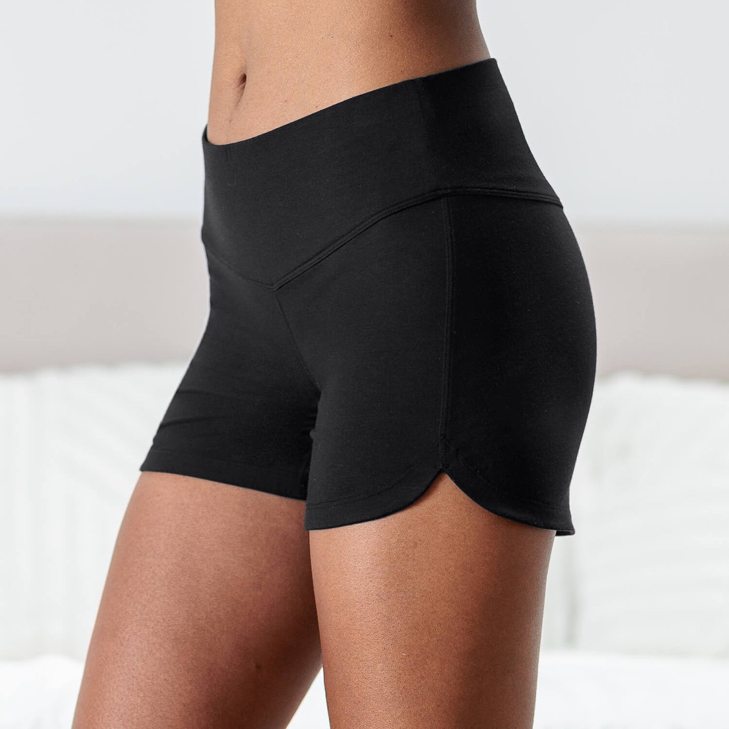 Sleep shorts women || Black