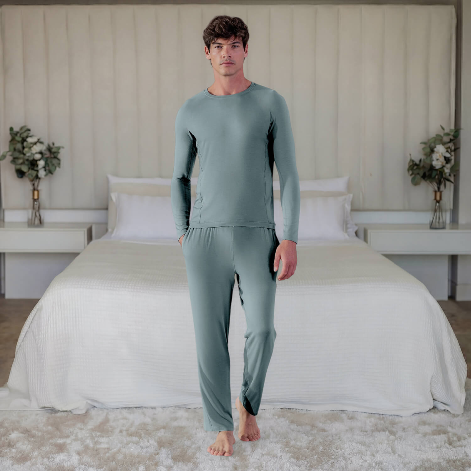 Collagen Pajamas men || Frosted Sage