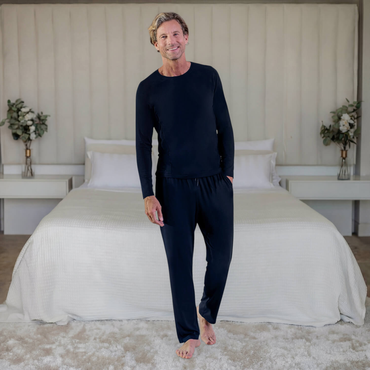 Collagen Pajamas men || Navy blue