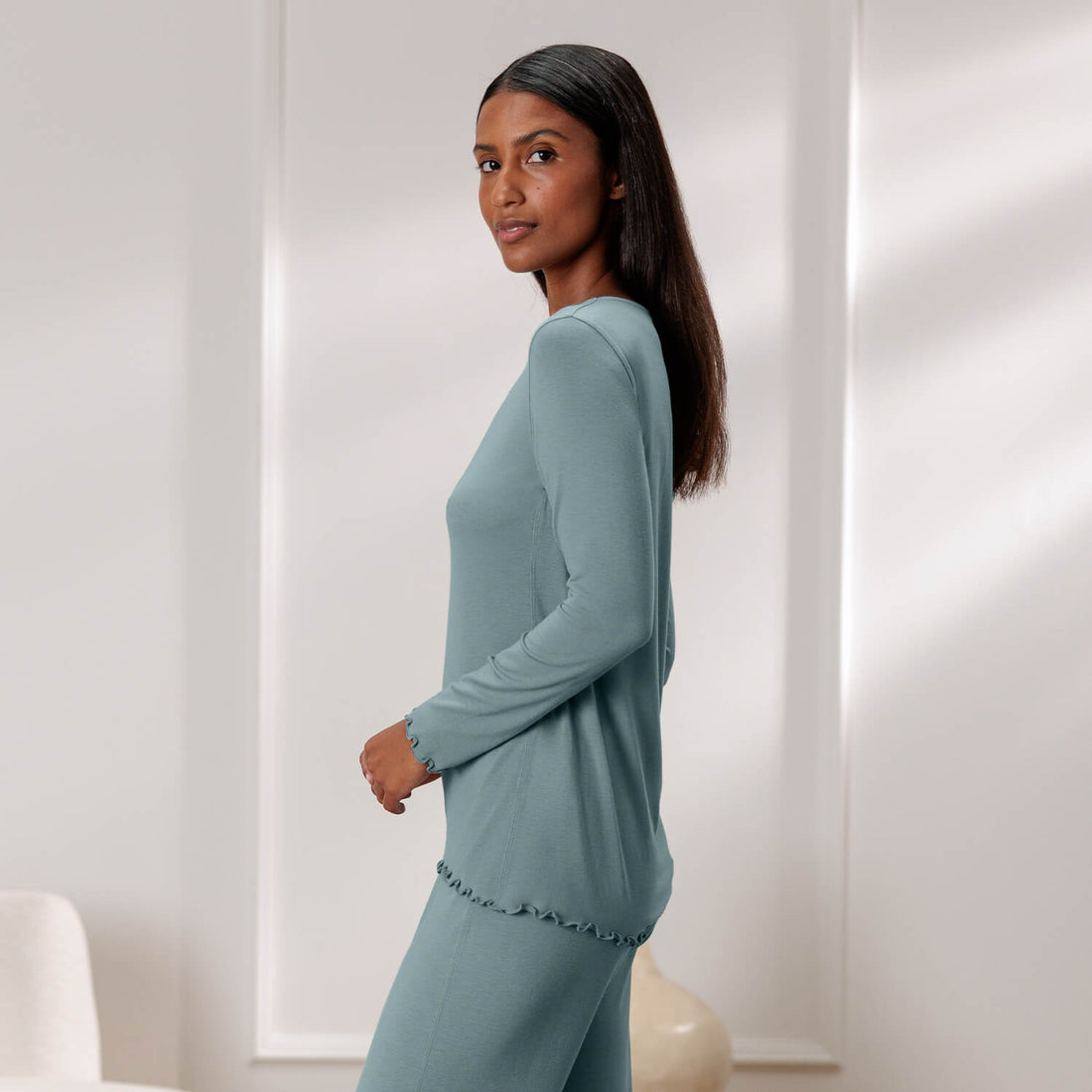 Collagen sleepwear for women || Frosted Sage