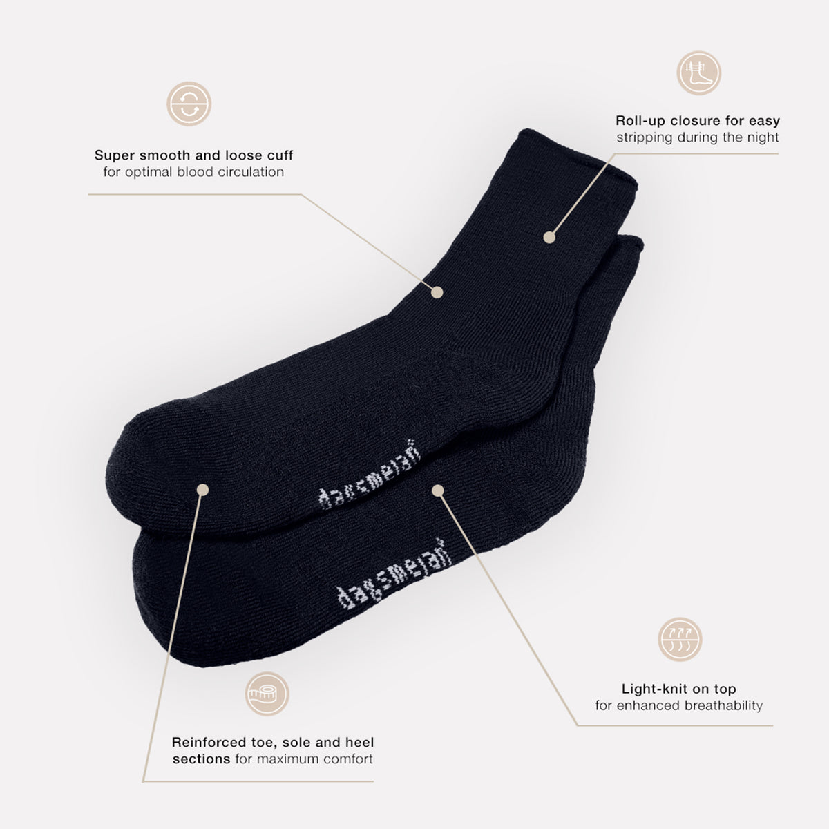 Sleep socks || Winter night || en