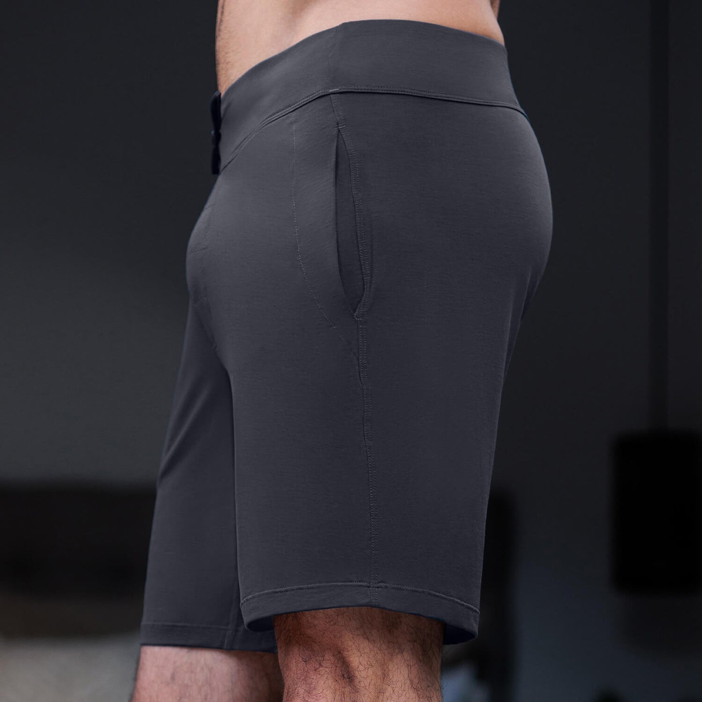 Kuhlende Schlaf Shorts Herren || Cool grey
