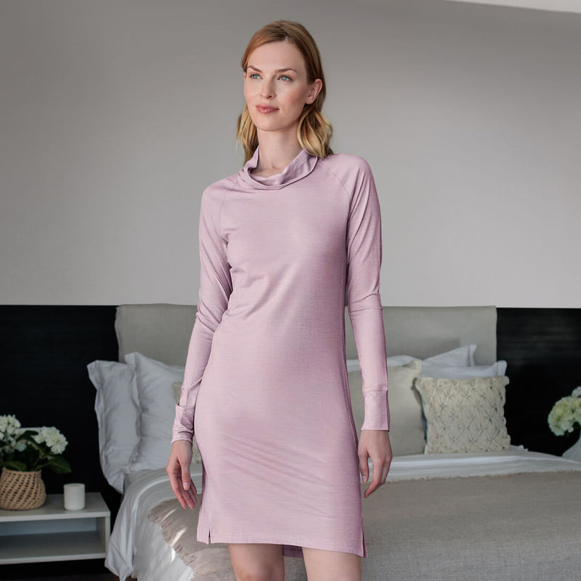 Featherlight merino wool nightdress DAGSMEJAN STAY WARM