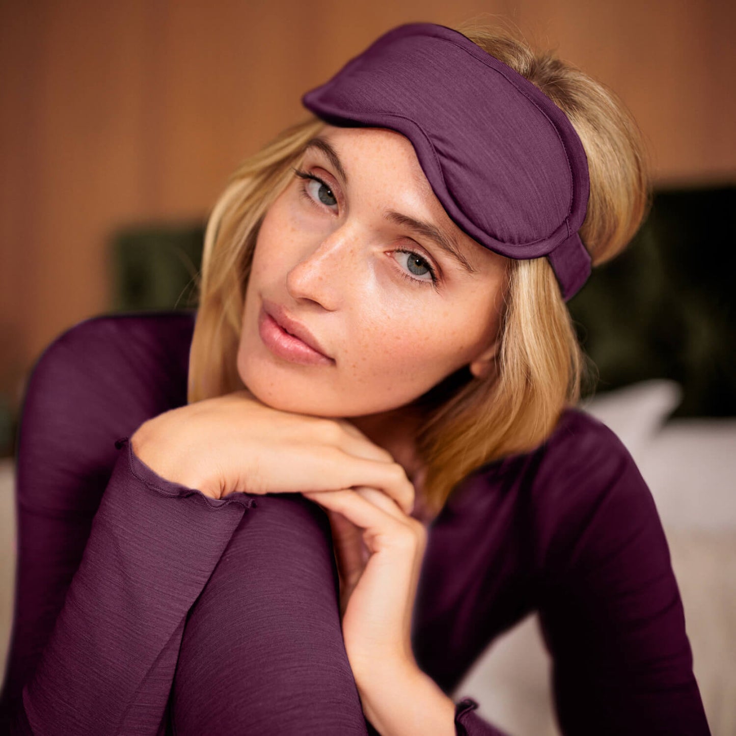 Sleep mask || VELVET BERRY