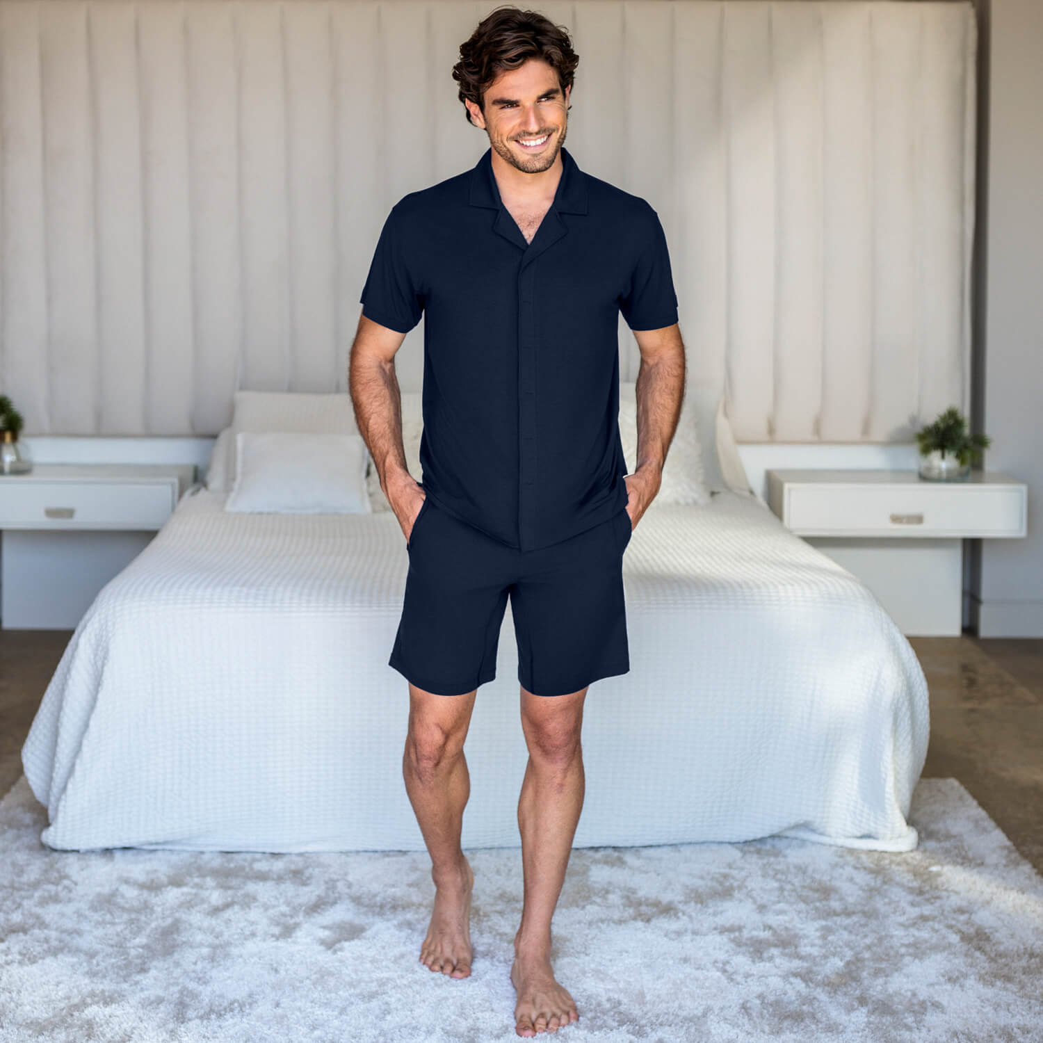 Classic sleep top men || Navy blue