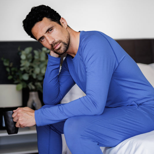Recovery pajama long sleeve || Azure blue