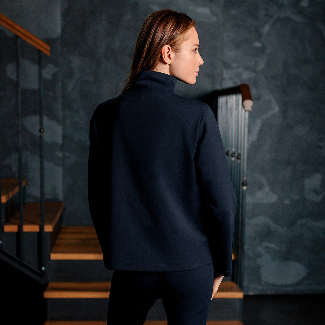 Travel jacket women || Navy blue