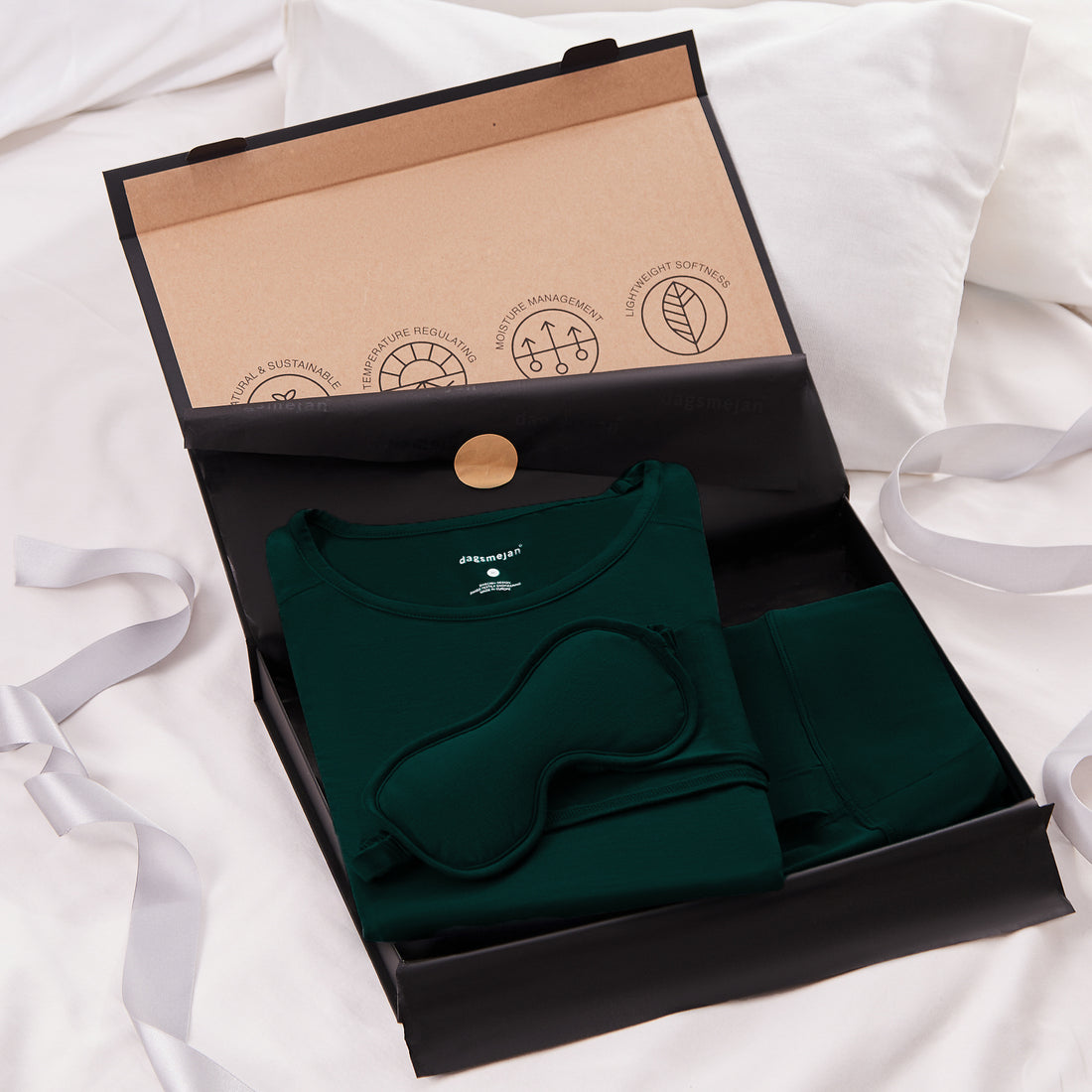Gift set loose fit pajamas women || Midnight Pine