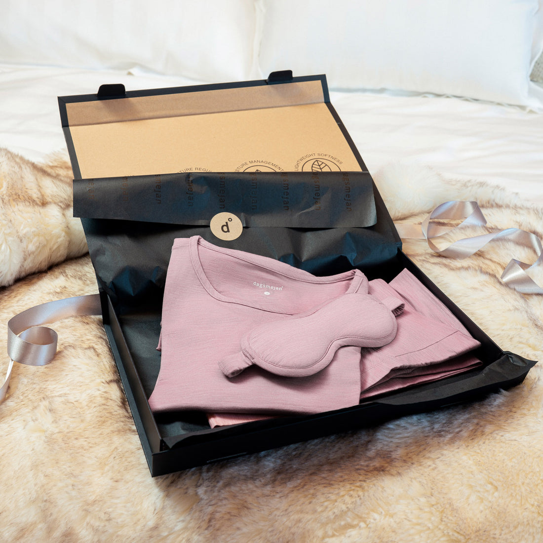 Warming pajamas women || Dusty pink melange