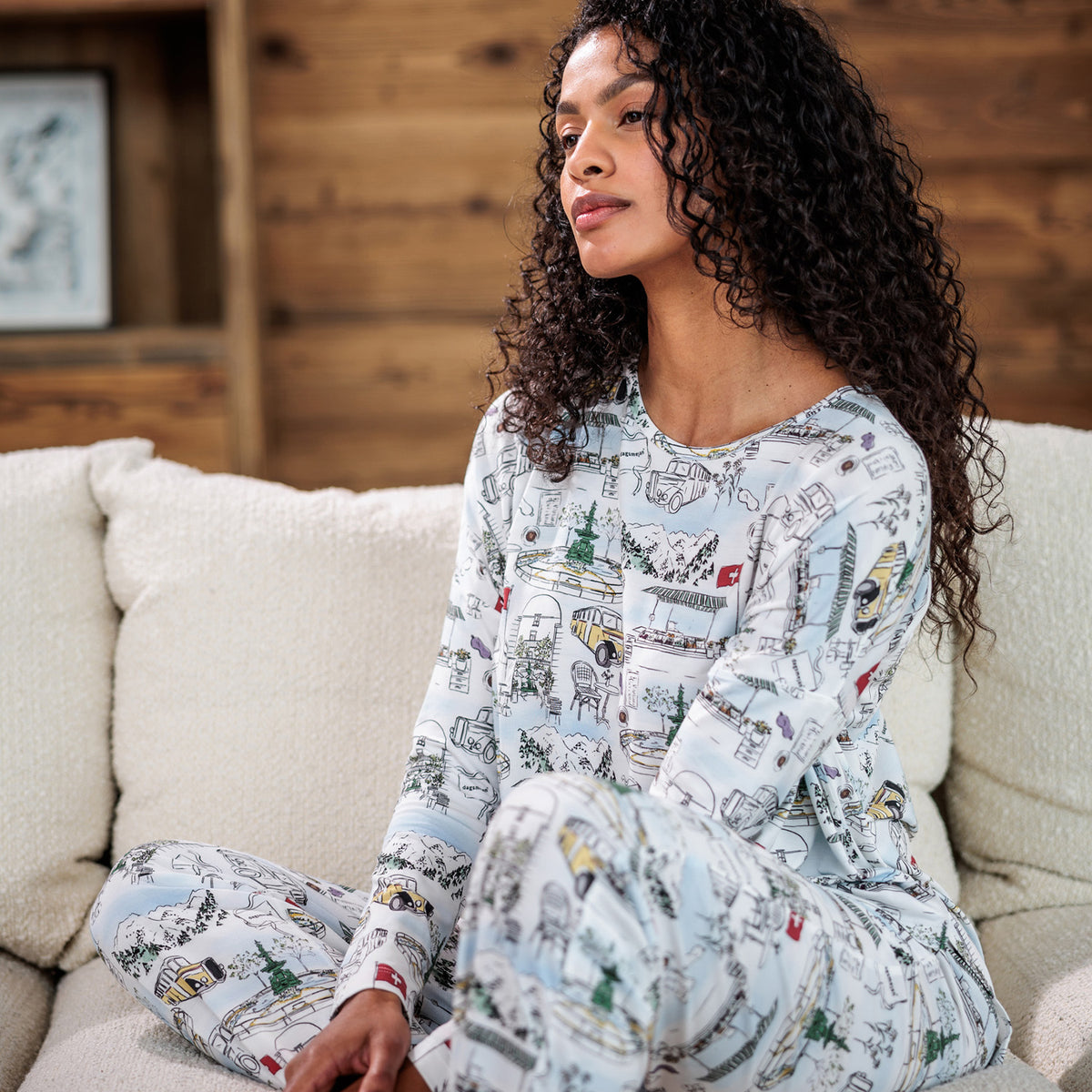 Gift set pajamas loose fit women || Anniversary