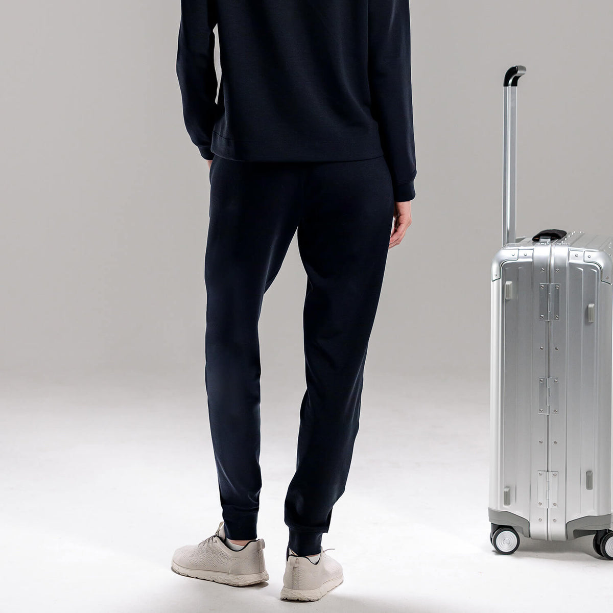 Travel pants women || Navy blue