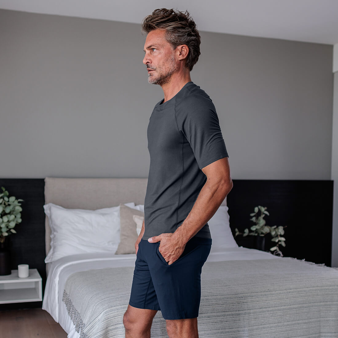 Balance t-shirt men || Deep grey