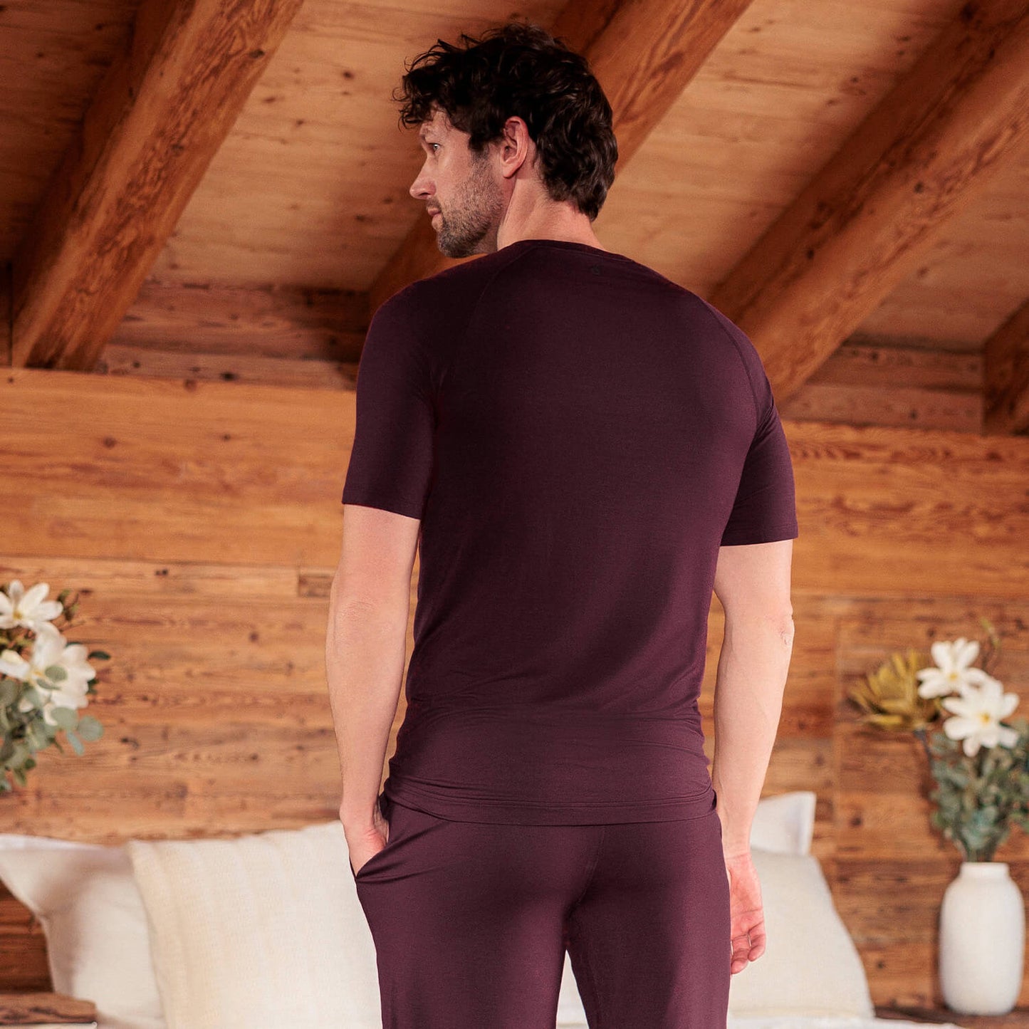 Sleep t-shirt men || Mulberry