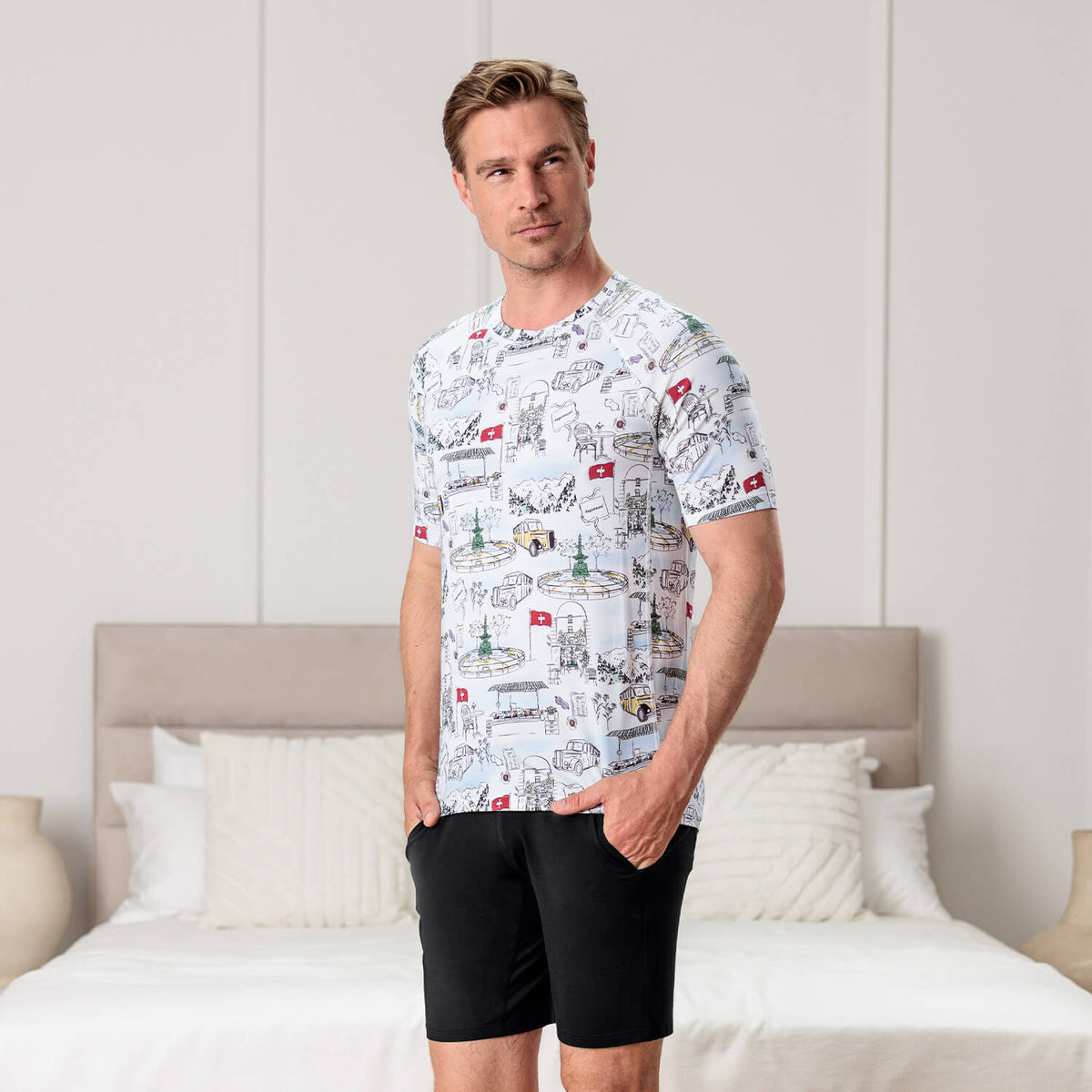 Sleep T-shirt men temperature regulating || Anniversary