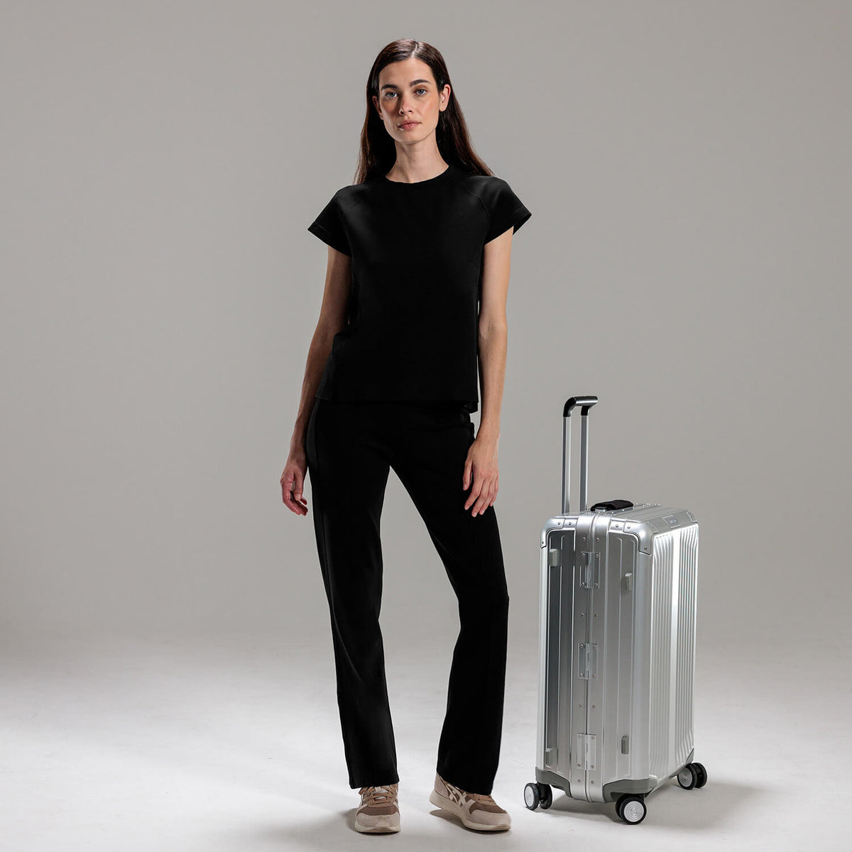 Comfortable travel wear t-shirt || Black